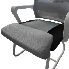 Car Office Seat Extended Leg Rest - Anti-Cross Legs Cushion Pad with Ergonomic Support - Pressure Relief Footrest for Driving Working - Gray