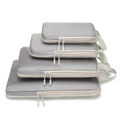 Luggage Cubes Storage Organizer Bags Travel Compression Packing Cubes Set