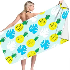 Beach Towel, Microfiber Beach Towels for Travel, Super Lightweight Colorful Bath Towel Quick Dry Towel for Swimmers Sand 60*120CM