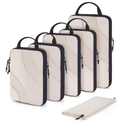 Compression Packing Cubes, 6 Set/4 Set/2 Set Travel Packing Cubes for Carry on Suitcases, Compression Suitcase Organizers Bag Set & Travel Cubes for Luggage, Lightweight Packing Organizers