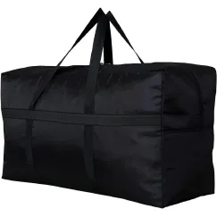 Extra Large Storage Duffle Bag for Travel, Black Oversized Giant Big Traveling Duffle Bag