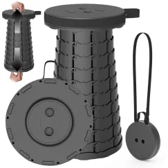 Folding Stool, Telescopic Camping Chair, Lightweight, as a Fishing Chair, Travel Chair and Outdoor Chair