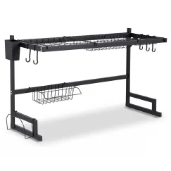 Cefito Dish Drying Rack for Kitchen Storage Organisation Kitchen Sink Organiser Dish Drainer