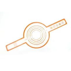 Bakeware , Silicone Baking Mat for Dutch Oven Bread Bakingreusable Non Stick Bread Baking Mat Silicone Dutch Oven Liner with Long Handles Orange