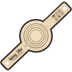 Dough Rolling Mat, Silicone Dough Mat | Foldable Silicone Bread Lifter Bread Baking Mat, Kneading Rolling Mat Silicone Bread Mat with Precise Scale_max