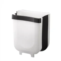 Foldable Small Trash Bin Wall Mounted, Hanging Composting Bin For Kitchen, Under Sink Garbage Can Easy To Use