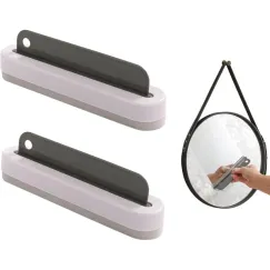 Cleaning Squeegee Windshield Wiper And Washer Sponge, 2 In 1 Window Cleaning Kit Removable With Sponge For Car