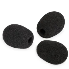 Replacement for Game Headset Microphone Windscreen Mic Boom Foam Cover, Lapel Headset Microphone Windscreen Foam Cover，3-Pack