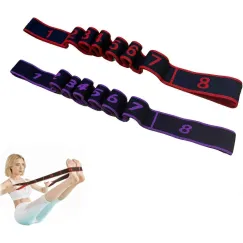 2Pcs Fitness Resistance Bands with Handles, Fitness Resistance Band for Stretching and Yoga, Fashion Puller Exercise, Adjustable Bands for Full Body Strength