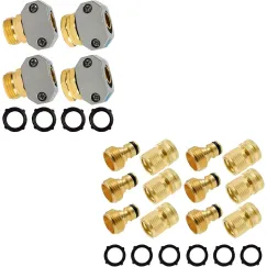Garden Hose Repair Kit + Garden Hose Quick Connector Kit