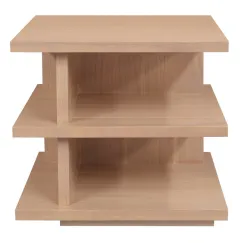 Hudson Oversized Square Side Table (Natural)