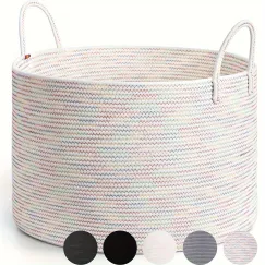 woven laundry basket, durable laundry basket, spacious laundry hamper, stylish laundry storage, Australian home organisation, multi-purpose storage basket, ergonomic handles, decorative laundry bin