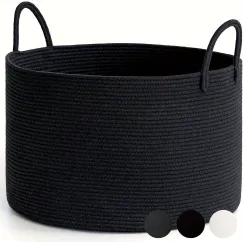 woven laundry basket, durable laundry basket, spacious laundry hamper, stylish laundry storage, Australian home organisation, multi-purpose storage basket, ergonomic handles, decorative laundry bin