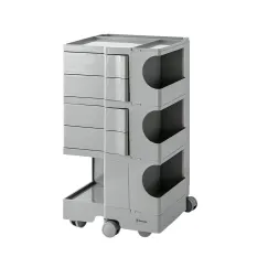Artiss Storage Trolley Bedside Table 5 Tier Cart Boby Replica Grey
