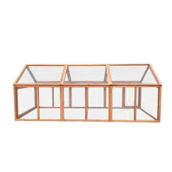 YES4PETS 250 CM Large Chicken Coop Run Guinea Pig Cage Villa Extension Rabbit Hutch House Pen