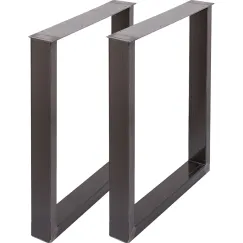 72 x 60 cm Dining Table Legs Office Table Legs Set of 2 Steel Table Legs Computer Desk Legs Steel Bench Legs Country Style Table Legs DIY Furniture Legs