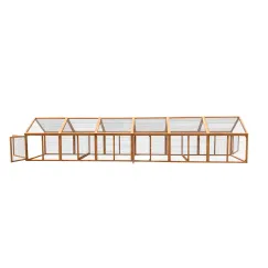 YES4PETS 5 M Large Chicken Coop Run Guinea Pig Cage Villa Extension Rabbit Hutch House Pen