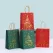 Gift Bags - 12 pieces - Kraft paper gift bags - Bags - Tote bags - Christmas paper bags with print - Party wrapping bags
