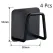 Punch-Free Wall Hanging Sponge Organiser, Bathroom Basin Storage Rack, Black 50mm 4 Pack, Handy Multipack For Neat Renovated Bathrooms