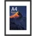 3 pcs Set Photo Frames 21X29.7Cm, A4 Black Frame, Can Be Placed Or Hung On The Wall High Quality Wooden Photo Frame
