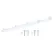 Wall Mounted Coat Rack Modern Stylish Coat Hanger Rack with 5 Hooks for Bathroom Living Room White