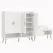 Artiss Shoe Cabinet Bench Set Adjustable Shelf Hallway Living Room White