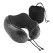 Wanderlite Travel Pillow for Airplanes Memory Foam Neck Pillows for Traveling, Soft & Washable Cover with Storage Bag, Portable Plane Accessories for Airplanes Offices Cars, Grey