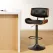 Artiss Bar Stools Gas Lift Leather All Black