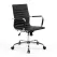 Artiss Office Chair Conference Chairs PU Leather Mid Back Black