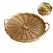 1 Pc Round Wicker Tray,Decorative Tray for Ottomans,Hand-Woven Platter for Snacks,Binaural Portable Tray,Bread Snack Fruit Tray
