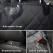Waterproof Rear Seat Pet Cover for Car - Non-Slip Oxford Fabric Dog Seat Protector for Back Seat - Durable Quilted Cushion Pad for Pets - Black 152x143cm
