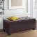 Artiss Storage Ottoman Blanket Box 97cm Leather Brown