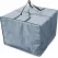 Storage bag - Furniture cover - Garden furniture cover - Storage bag for seat cushion - Oxford fabric storage bag - Waterproof storage bag - dust cover - with storage bag - with zipper, handles - for garden furniture, clothing, cushions - 81*81*61 cm - gr