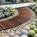 Gardeon 8FT Wooden Garden Pathway Roll-Out Curved Walkway Outdoor Backyard Charcoal Brown
