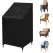 Garden Chair Cover - 75*75*120cm - Garden Furniture Covers - Waterproof Chair Cover - 210D Oxford - furniture covers - stackable garden chair cover - protective cover for garden chairs - dust cover - dustproof - rainproof - sunproof - snowproof - black