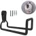 Garden Hose Holder - Metal Garden Hose Holder - Garden Hose Storage - Holder for Garden Hoses - Heavy Duty Wall Mount Watering Pipe Tube Storage Hanger - Wall-Mounted Water Hose Holder for Outdoor Garden - Black - 1 Piece