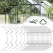 Greenhouse Clamps, 50-pack, greenhouse clamps, stainless steel W-clamps