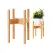 Tall Plant Stand  Fixed Size Raised Bamboo Plant Stand for Indoor Pots (Not Included) - Modern Flower Pot Holder with Plug In Design - Easy to Assemble - Bamboo（Only flower racks）