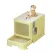 Large Fully Enclosed Cat Litter Box Cat Toilet Pet Litter Tray Odor Control - Yellow