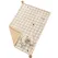 L size 2-Piece Plaid Puppy Pet Blanket and Pillow Set - Soft Cotton Plush Sleeping Mat for Dogs and Cats, All-Season Reversible Cushion Bed with Cute Bear Pillow, Machine Washable Pet Bed Accessories