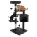 CARLA HOME 140cm Cat Tree for Indoor Cats with Plush Perch, Sisal Scratching Posts & Condo for Kittens & Adult Cats (Dark Grey)