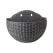 Exquisite Wall Flower Pot, Plastic Hanging Planter for Outdoor Garden Balcony, Home Decor Bucket Planter S