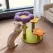 Cat Tree Flower-Shaped Cat Tree Cat Scratching Post Cat Furniture Sisal Rope - Purple - Size 40-40-48