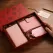 Pink Travel Gift Set, Passport Holder + Journal + Luggage Tag, Luxury Gift Box, Romantic Valentine's Day & Christmas Gift for Her