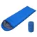 210 x 75cm Blue Portable Envelope Camping Sleeping Bag 1.3kg Thickened Warm Sleeping Bag with Carry Bag, Convertible Blanket Design & 4 Seasons Cold Weather or Warm for Hiking Travel Indoor Outdoor Use