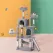 i.Pet Cat Tree Tower Scratching Post Scratcher 161cm Condo House Trees Grey