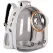 pet products Pet Space Capsule Backpack, Small Medium Cat Puppy Dog Carrier, Transparent Breathable Heat Proof, Pet Carrier for Travel Hiking Walking Camping, Grey