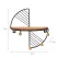 Floating Shelves Wall Mounted Half Round Wall Shelf Wood and Metal Semi-Circle Wall Hanging Shelf Decorative Shelves