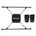 Everfit Doorway Punching Bag Adjustable Apartment Friendly with Boxing Gloves Black