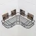 Shower Caddy Corner Shelf, Adhesive Bathroom Storage Shower Caddy Wall Mounted No Drilling & Rustproof Corner Rack Organizer for Bathroom and Kitchen, Black